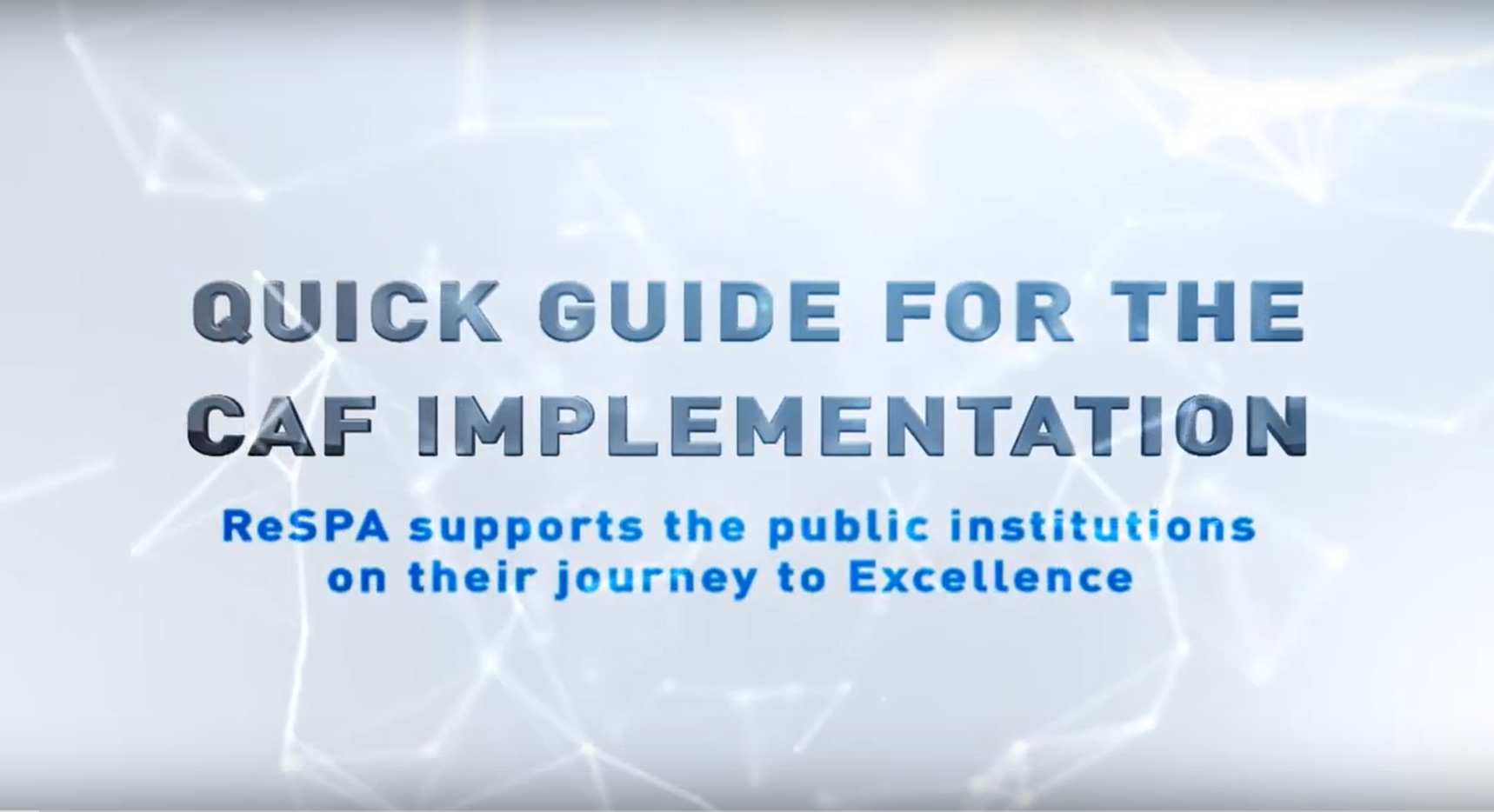 Quick Guide for the CAF implementation