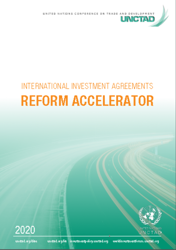 UNCTAD International Investment Agreement Reform Accelerator, EN language