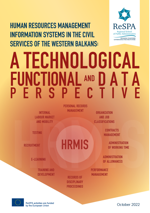 Human Resources Management Information system in the Civil Services of the WB - a Technological, Functional and Data perspective, EN language