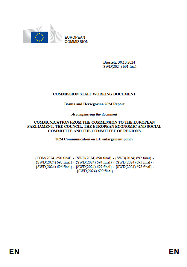 Bosnia and Herzegovina 2024 Report, EN language