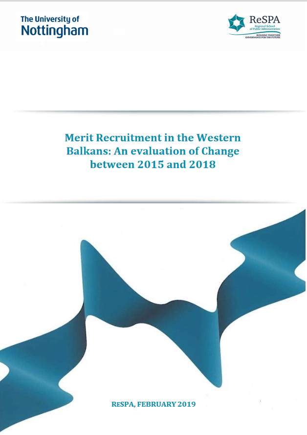Merit Recruitment in the Western Balkans: An evaluation of Change between 2015 and 2018, EN language