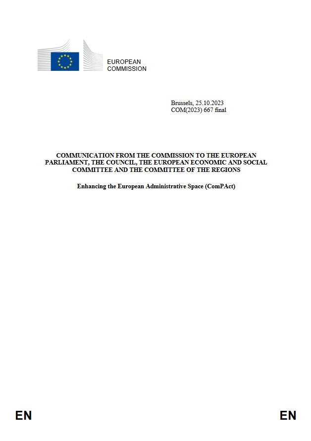 Enhancing the European Administrative Space (ComPAct), EN language